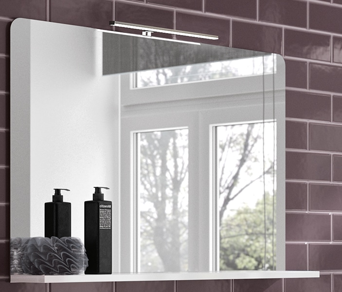 Miroir 2 bords arrondis