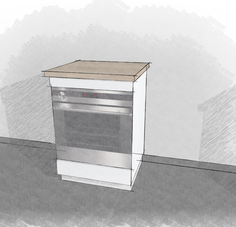 CUISINE_BAS FOUR L60cm_1