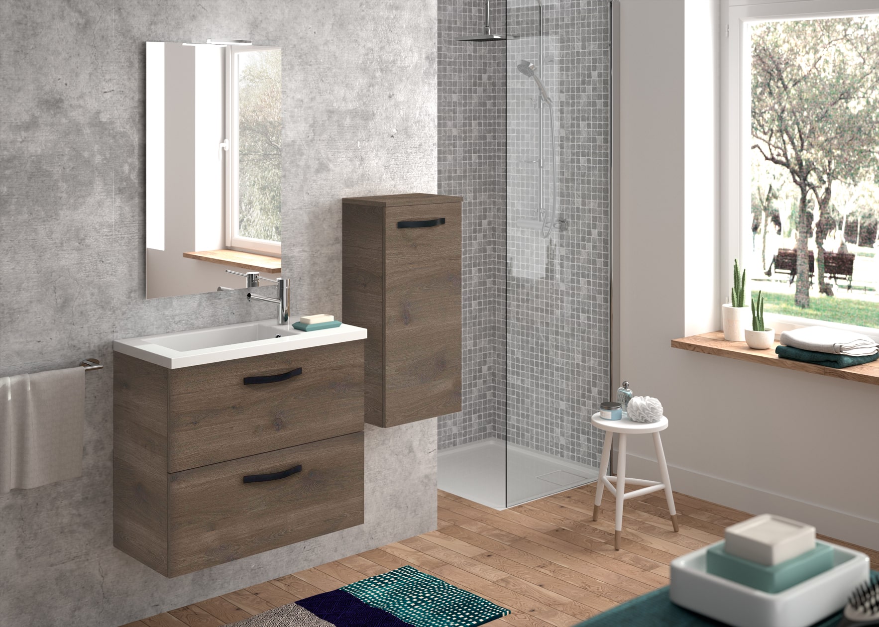 REDUCTO_AMB_Ch-foncé Meuble REDUCTO<br />
Solution gain de place